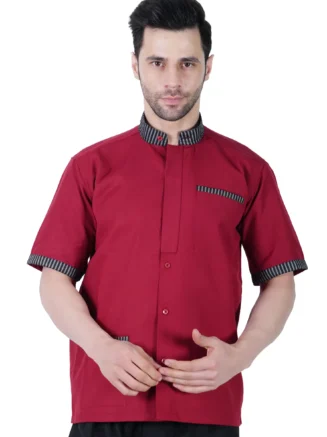Housekeeping Shirt Maroon