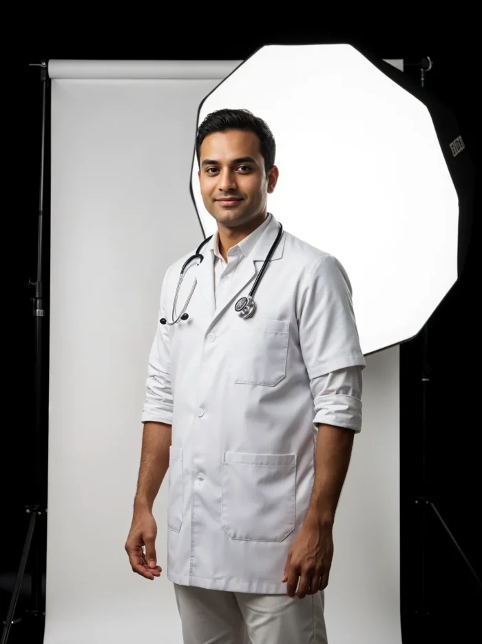 Lab-Coat-Half-White Lab-Coat-Half-White