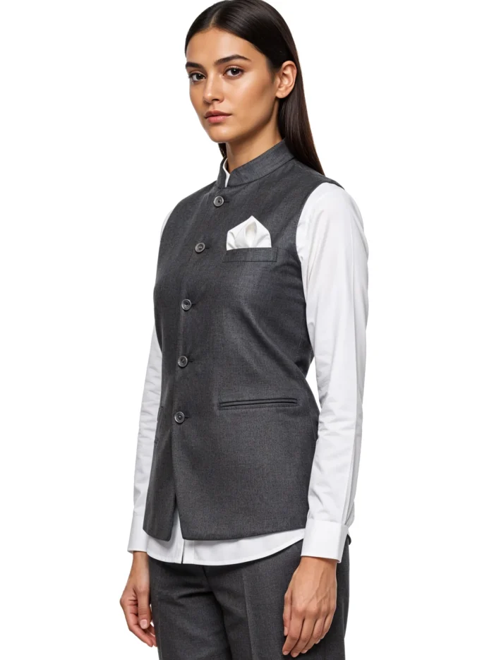 Nehru-Jacket-Female-D-Grey-Mellange-2 Nehru-Jacket-Female-D-Grey-Mellange-2