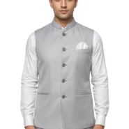 Nehru-Jacket-Male-L-Grey-Mellange-3