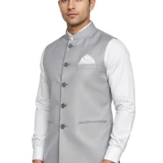 Nehru-Jacket-Male-L-Grey-Mellange-4