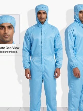 Anti Static Coverall Unisex Full Sleeve – Sky Blue