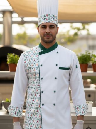 Catering Uniform Chef Coat – White Full Sleeve