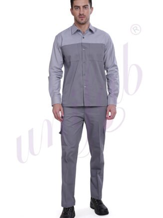 Work Uniform Grey - Full Sleeve