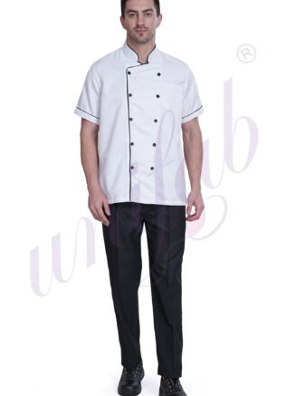 Chef coat White Deluxe Short sleeve