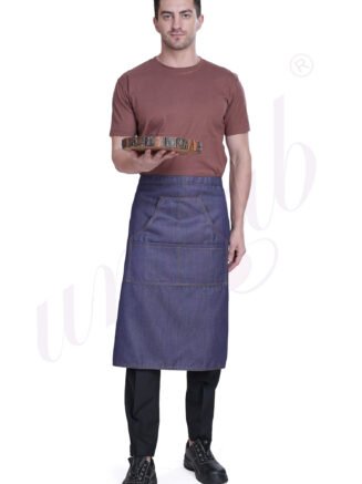 Service Apron Blue Denim Waist