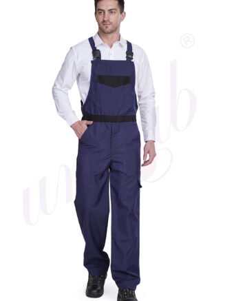 Industrial Bib Trouser Navy Blue