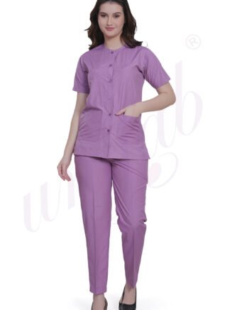 Patient Gown Female Half Sleeve – Lavender
