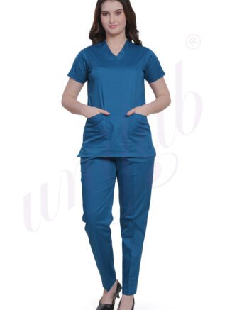 Medical Scrub Female Stretch Teal Blue