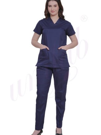Medical Scrub Female Stretch Navy Blue