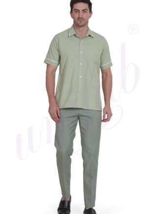 Nursing Uniform Male Light Green - Half Sleeve
