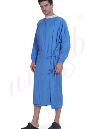 Surgeon Gown Unisex Full Sleeve – Blue