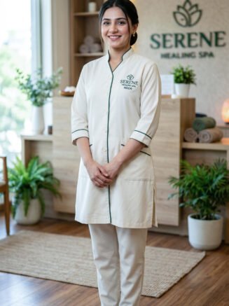 Resort Front Office Dress Female Beige