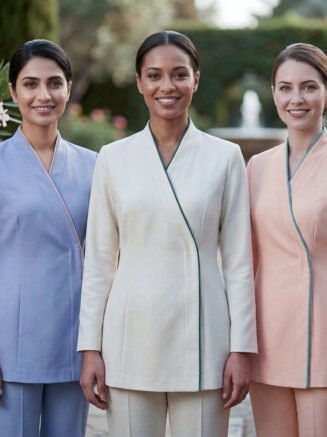 Spa Uniform Female Assorted Pastel Set