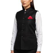 Nehru Jacket-Female- Black (4)