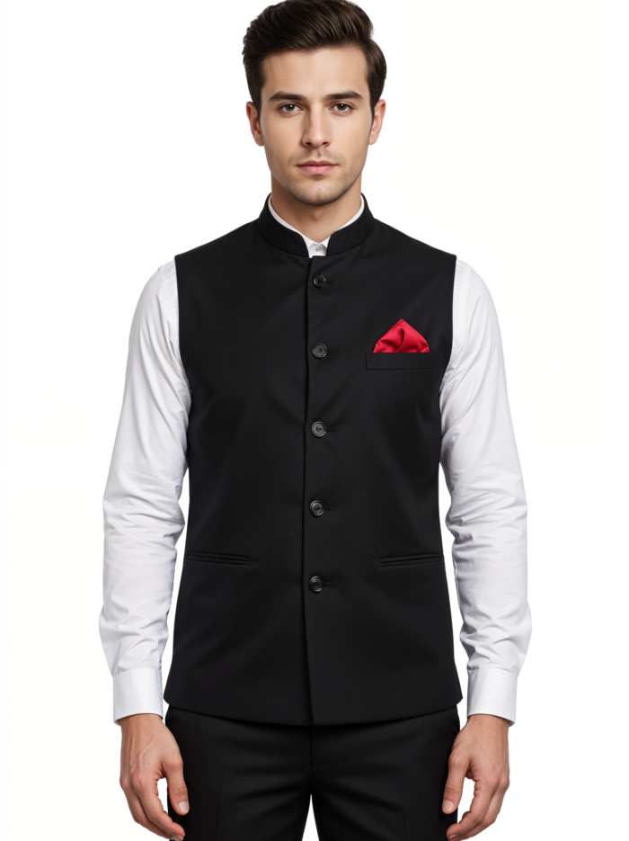 Nehru Jacket-Male- Black (2)