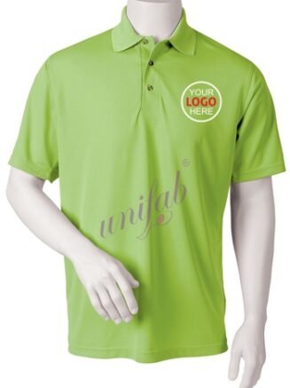 Collar Polo T-Shirt Polo Florocent green