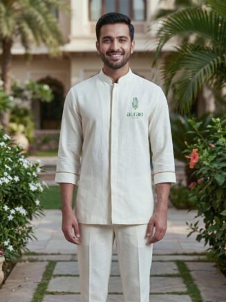 Spa Uniform Male Cream