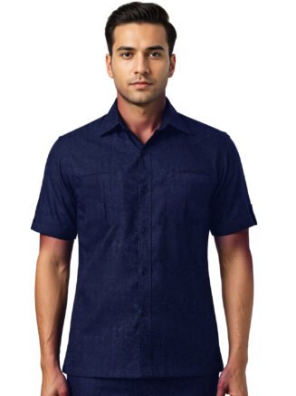 Security Safari Suit Navy Blue - Half Sleeve