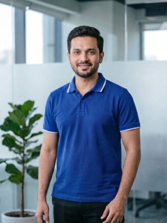Company Employee Polo T-Shirt Royal Blue