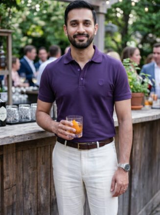 Premium Branded Polo T-Shirt Purple