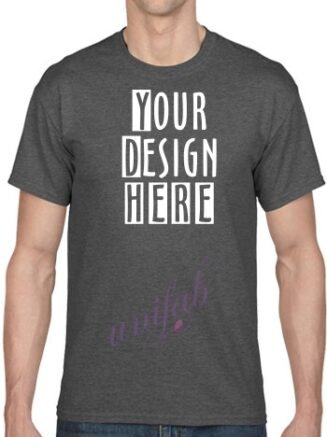 Round Neck T-Shirt Charcoal Mellange