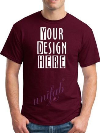 Round Neck T-Shirt Maroon