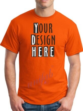 Round Neck T-Shirt Orange