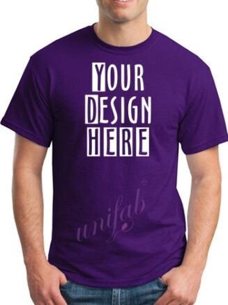 Round Neck T-Shirt Purple