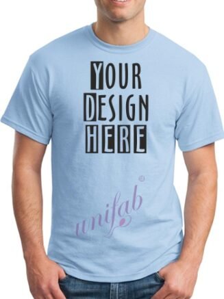 Round Neck T-Shirt Sky Blue
